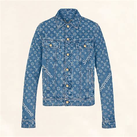 buy louis vuitton supreme jacket|supreme louis vuitton denim jacket.